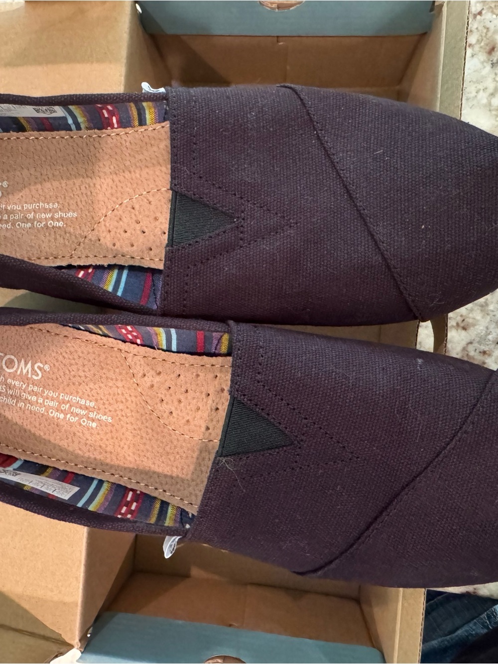 TOME Women's Slip-On Canvas Flats in BLACK - size 9.5
